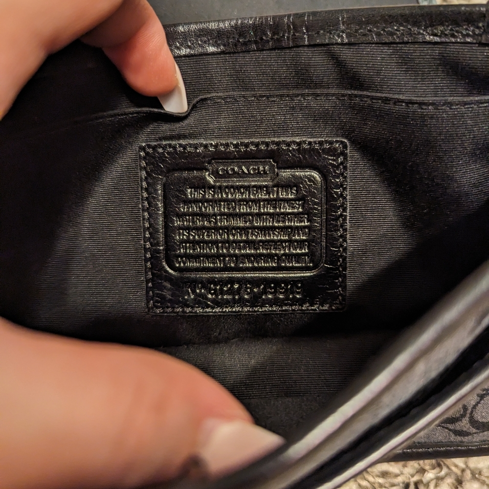 🖤 Coach Legacy Signature Striped Penny Crossbody Bag - Picture 7 of 16